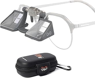 Belay Glasses for Rock Climbing – Upward Vision Prisms for Safe Belaying – Anti Neck Strain – Not for Reading