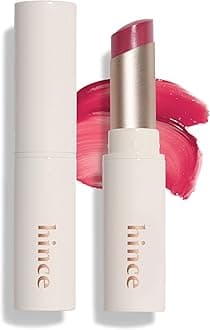 HINCE Mood Enhancer Lip Glow, Moisturizing Lip Balm with Shea Butter & Sweet Almond, Non-Sticky and Long-lasting Tinted Lip Tint with Buttery Balm Texture for Neutral Color 0.2oz. (LET ME DEW)