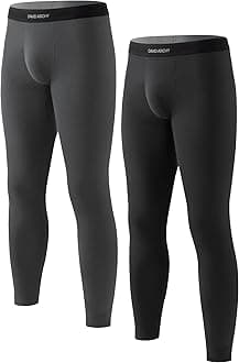 Men’s Lightweight Thermal Underwear Breathable Comfort for Cold Weather, Ideal for Active Use