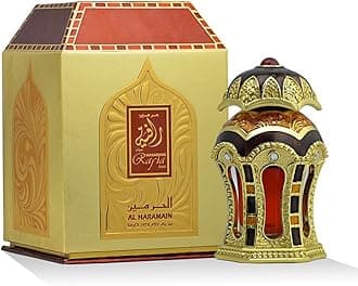 Rafia Gold Attar Oil | Non-Alcoholic Perfume Oil | Exotic Saffron & Floral Fragrance | Unisex Appeal | Arabian Aroma | Attar for Men & Women | For Daily Wear or Special Occasions | 20ml