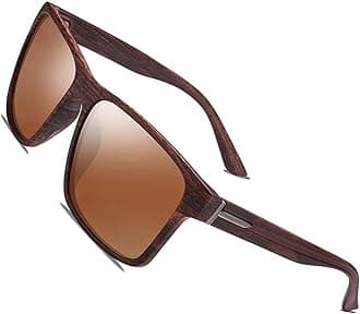 Polarized Sunglasses for Men Women Driving Fishing Mens Sunglasses Rectangular Vintage Sun Glasses Size: One size