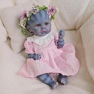 RXDOLL Mini Avatar Reborn Baby Dolls Silicone Full Body Vinyl Girl 12 Inch Realistic Small Newborn Doll Lifelike Tiny Silicone Baby That Look Real Micro Preemie Avatar Girl