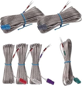 Replacement Speaker Wires for Samsung AH81-02177B HT-C5200 HT-C5500 HT-C5530W HT-C5550W HT-C5900 HT-C6600 HT-C6730W HT-D5100K HT-D550 HT-D553 HT-D555 HT-D5300 HT-E3500 HT-F4500 Home Theater System