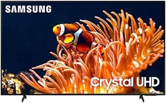 Samsung 43-Inch Class 4K Crystal UHD DU8000 Series HDR Smart TV w/Object Tracking Sound Lite, Motion Xcelerator 120Hz, Ultra Slim Design, Gaming Hub, Alexa Built-in (UN43DU8000, 2024 Model)