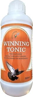 Winning Tonic Vitamin Supplement for Racing Pigeons, Enhances Performance, Boosts Stamina and Endurance, Contains B Vitamins, 500 Ml