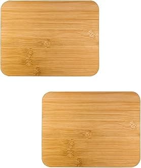 Wooden Food Storage Lids for Pyrex 7211-PC 6-Cup Rectangular Storage Cover Lids Replacement for Pyrex Container 7211-PC Glass Bowls -2 Pack (Container not Included)