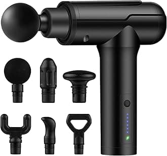 Thanksgiving & Christmas Gift for Women/Men/Dad/Mom, Massage Gun Deep Tissue, Back and Neck Massager for Pain Relief Deep Tissue, Electric Muscle Back Massage Gun, Handheld Massagers, Black