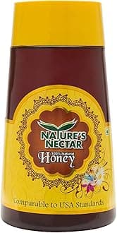 Nature's Nectar Natural Honey | 100% Pure Honey | 500gm | NMR Tested | Zero Adulterants