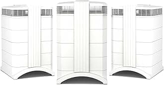 HealthPro Compact XE Air Purifier - 3-Pack - Compact HyperHEPA Filtration for Spaces up to 3720 sq ft - Allergens, Smoke, Dust, Mold, Pet Dander, Swiss Made, WiFi Enabled