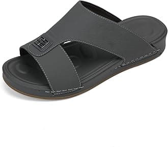 Arabic Slippers Men's Sandal Light Weight Slip On Ultra Soft Massage Grip Breathable Medical Water Proof Traditional Outdoor Arabic Sandals for Slippers Men, 44 EU