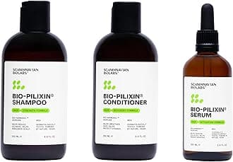 Bio-Pilixin® Routine For Men | Helps With Hair Shedding, Nurtures Hair Follicles, Enhances Hair Strength, Repairs Damaged Hair, Clinically Tested (1-Month)