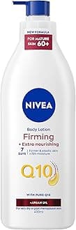 – Q10 60+ Mature Skin Body Lotion (400ml), Nourishing Firming Cream with Q10 and Argan Oil, NIVEA 72H Moisturising Cream for Ageing and Mature Skin