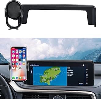 Autorder Car Phone Holder for Lexus RX 2020 2021 2022 Accessories Phone Mount 12.3-Inch Screen Cell Phone Automobile Cradles Hands-Free 360 Degree Rotation