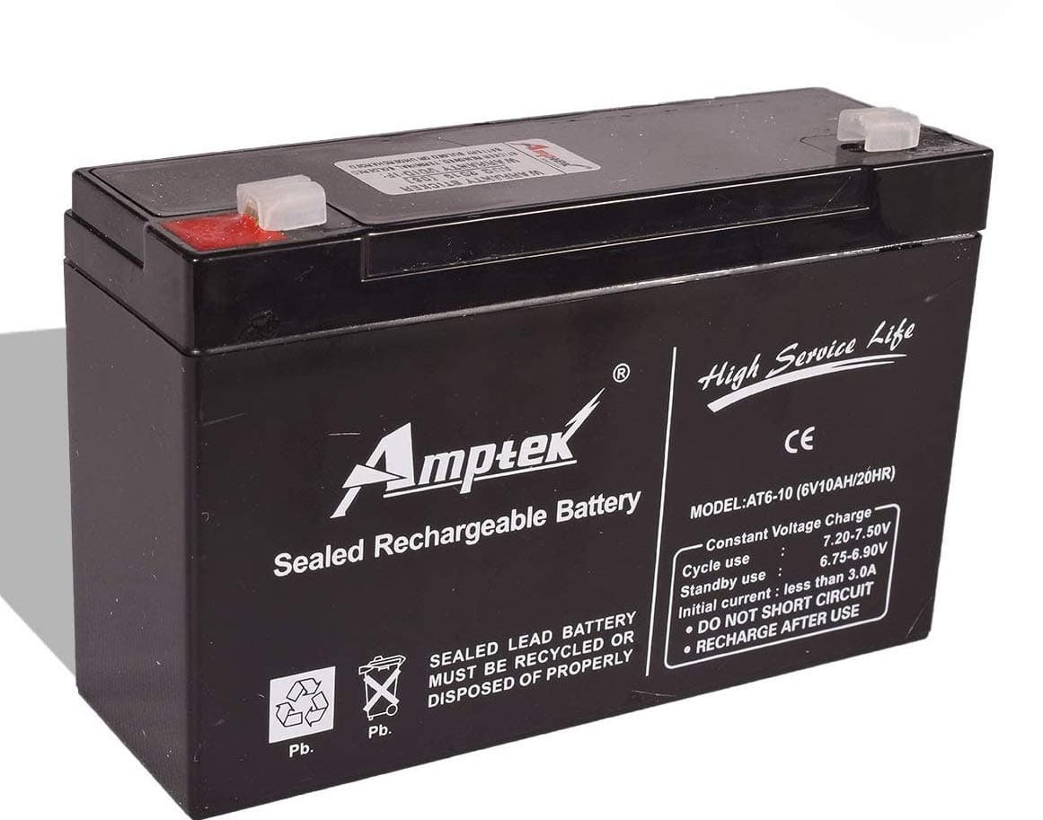 6v 10Ah SMF/VRLA Rechargeable Battery