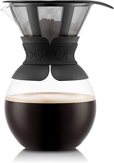 Bodum Pour Over Coffee Maker with Permanent Filter 34 Ounce 11571-01US