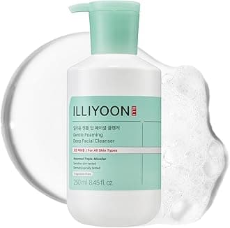 Illiyoon Official Iliyun Foaming Deep Facial Cleanser, 8.5 fl oz (250 ml), Facial Cleanser, Vegan Certified, Facial Cleanser, Blackheads, Pore Care, Skin Care, Korean Cleansing, Korean Cosmetics