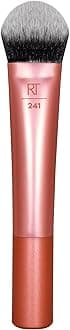 Real Techniques Seamless Complexion Makeup Brush, For Foundation, Primer, & Moisturizer, Multipurpose Foundation Brush Or Skincare Tool, Streak-Free, Buildable Coverage & Natural Finish, 1 Count
