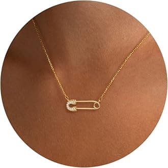 Gold Necklace for Women-14k Gold Plated Infinity Necklace Star Of David Necklace Evil Eye Cross Pendants Heart Dainty Gold Necklace For Women