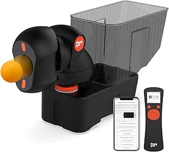 PONGBOT Table Tennis Robot Automatic Ping Pong Ball Machine with N Control S and APP Controled, 264 Pre-Programmed Drills, Custom Programming Drills, 9 Spin Types, Two Jump Serve Supported