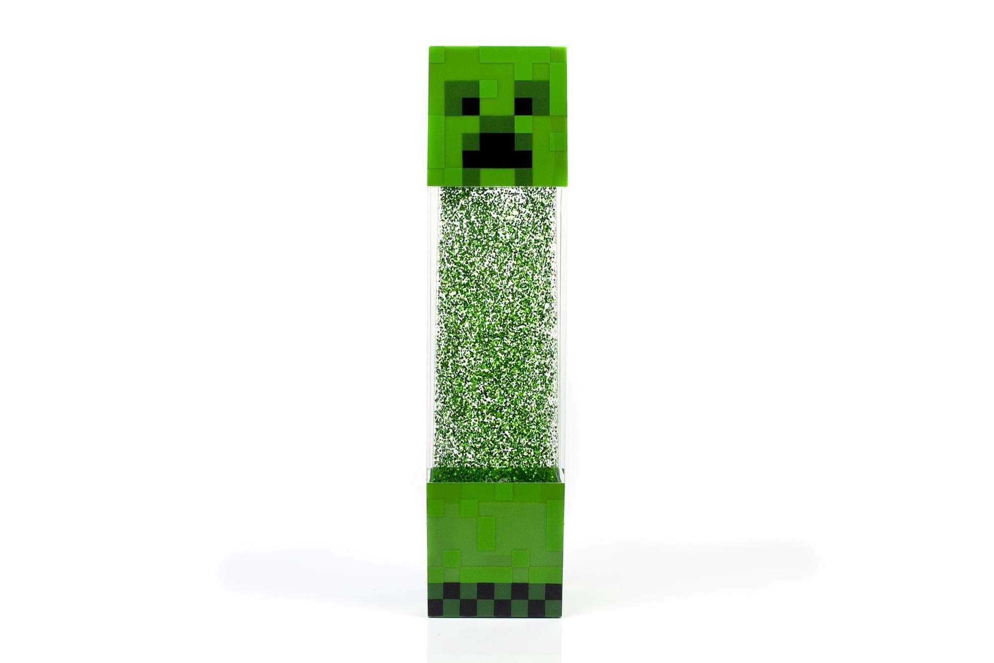 Minecraft Creeper Glitter Motion Light | 12-Inch Fun Mood Light LED Lamp