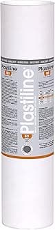 5750T - Plastiline tube - Modelling Paste, High Precision - Sculpting, Moulding - Hardness 50 (soft) - 5 kg - Dark Grey shade. Made in France