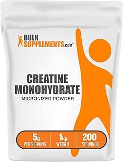 BulkSupplements.com Creatine Monohydrate (Micronized) (1 Kilogram)