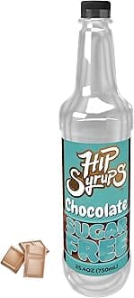Hip Syrups - Chocolate Sugar Free Simple Syrup Designed for Coffee, Hot Cocoa, Chocolate Flavoring, Zero Calorie Flavoring, Keto Friendly, Sugar Free