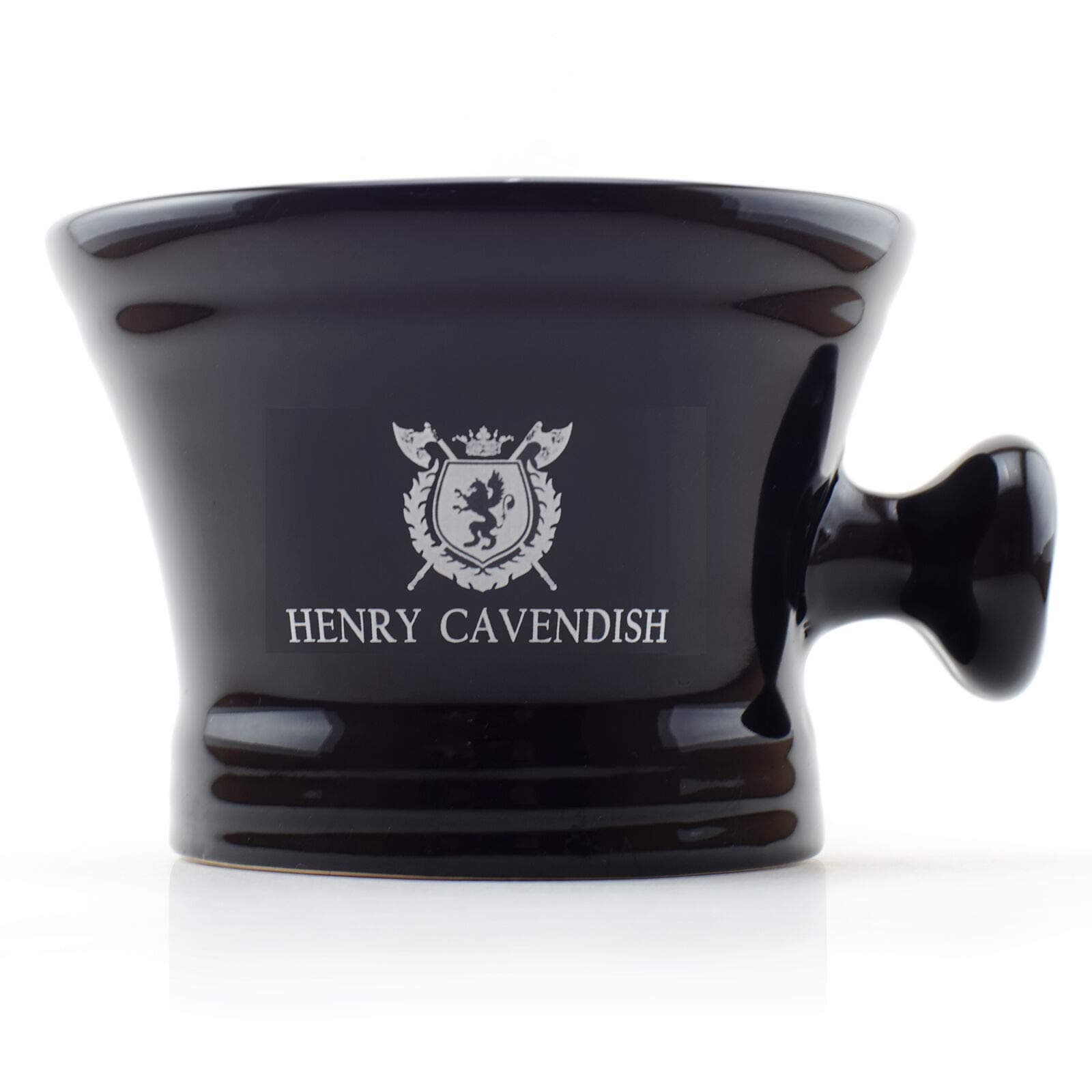 Gentleman's Ceramic Shaving Soap Bowl with Handle.