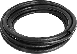 1/4 Inch (6mm) ID Fuel Line Hose, 20 FT 313PSI Push Lock NBR Rubber Hose for Automotive