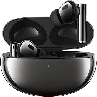 realme Buds Air 5 Pro Truly Wireless in Ear Earbuds with 50Db ANC, Realboost Dual Coaxial Drivers, 360? Spatial Audio Effect, LDAC HD Audio, Upto 40Hrs Battery with Fast Charging (Astral Black)