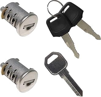 2 Pack Lock Cores for Yakima SKS Car Roof Rack System Components, Includes 2 Cylinders Cores, 2 Opening Keys, and 1 Control Key (2 Pack)