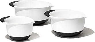 OXO Good Grips Mixing Bowl Set with Black Handles, 3-Piece