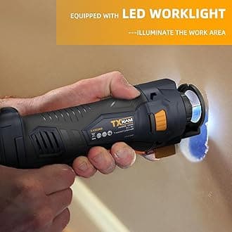 MAXXT Cordless Cut Off Tool, Drywall Rotary Saw 28000 RPM,Tool Free Depth Adjustment, Drywall Cutting Tool for Plywood/Wood/Drywall(Tool Only)