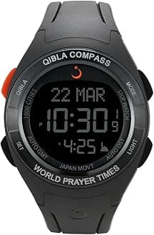 ALFAJR Sport Qibla Watch WQ-18 Black