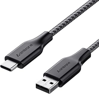 - Unbreakable 3A Fast Charging 1.5m Braided Type C Cable for Smartphones, Tablets & other Type C devices, 480Mbps Data Sync, Quick Charge 3.0 (RCT15A, Black)