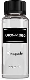 Escapade Fragrance Oil Blend - Hotel Inspired for Luxury Essential Oil Diffusers - Aromatherapy Scent Diffuser Oil - Ozone, Jasmine, and Black Pepper - 120 mL, 4.1 fl oz