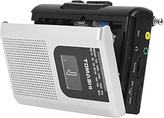 TOMASHI Cassette Player Tape Recorder FM AM Radio with Built-in Speaker,Microphone