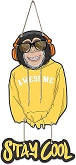 Artvibes Welcome Quote Decorative Wall Art MDF Wooden Wall Hanger for Living Room | Scenery | Gifts | Quotes Décor | Paintings | Wall Art For Hall | Wall Illustrations |Home Decore | (WH_5736N)