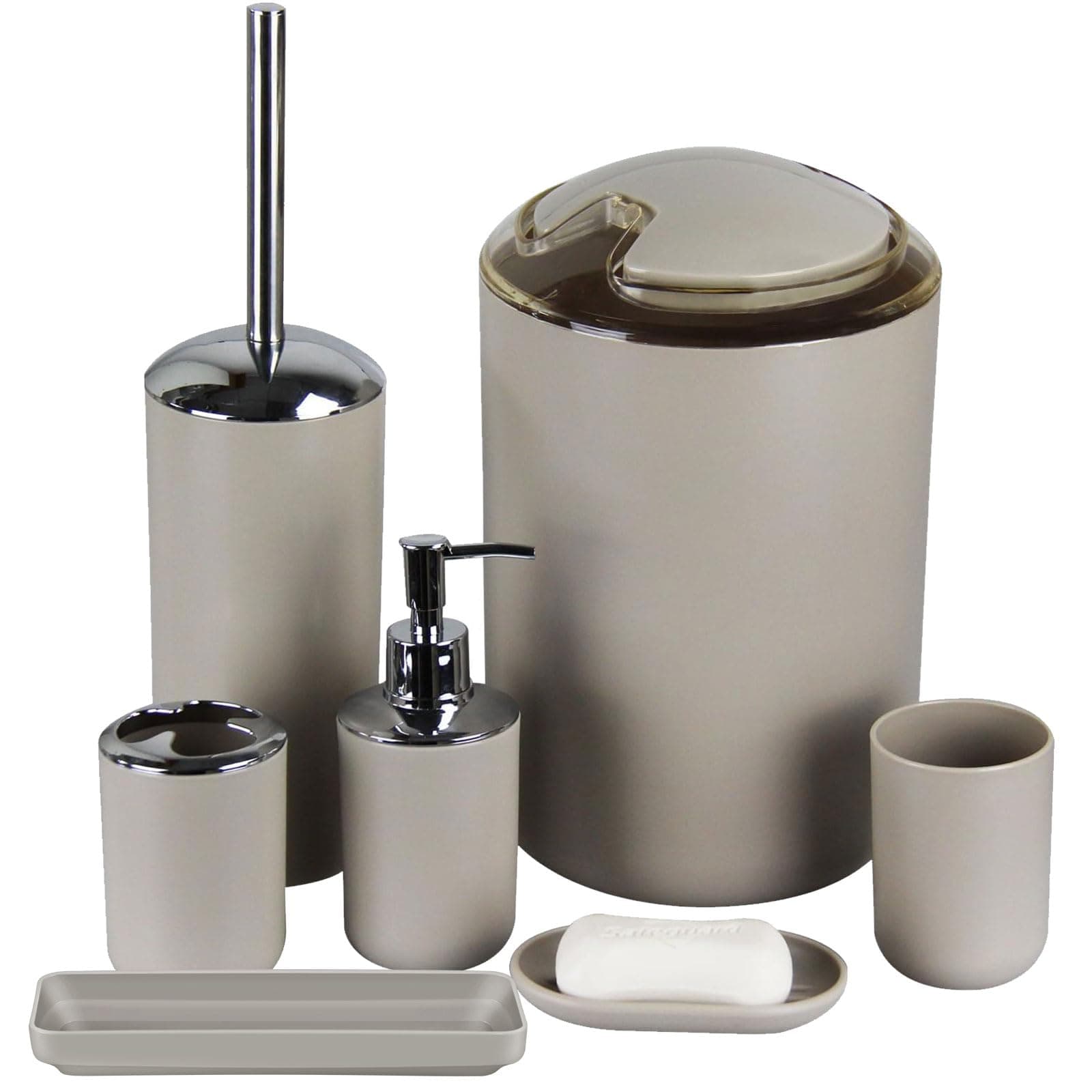 6PCS Black Bathroom Accessories Set