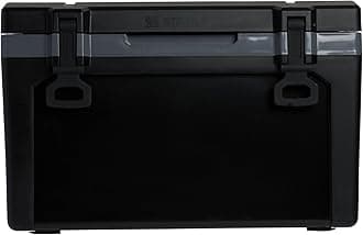 Stanley Adventure Outdoor Cooler 50 qt | Heavy Duty Outdoor Camping Cooler with Easy Carry Side Handles | 6 Days Cooling Ice Chest for 82 Cans | Flat Top Doubles as Seat | BPA-Free | Black 2.0