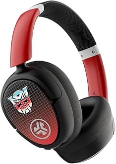 JLab JBuds Lux ANC Limited Edition Transformers Autobot Wireless Headphones, Hybrid Active Noise Cancelling, Customizable Sound, Spatial Audio Compatible, Premium Over-Ear Bluetooth Headset