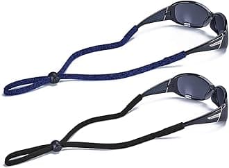 Shinkoda Sunglasses Strap Adjustable Standard End Rope Eyewear Retainer, Pack of 2