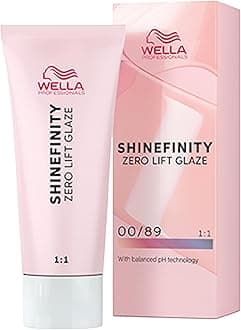 Wella Professionals Shinefinity Glaze - 00/89 Blue Booster - Demi-Permanent, pH Neutral & No Ammonia - for Diluting & Pastelising Other Shades - Vegan - 60 ml
