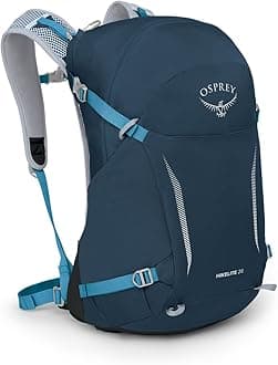Osprey Hikelite Unisex Backpack, 28L, Atlas Blue, M/L