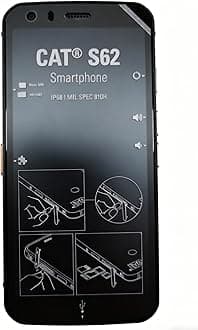 S62 Rugged Smartphone Unlocked (128GB, 4GB) 5.7" Android Phone IP68 Waterproof Cell Phone, 48MP 4K Camera, NFC,Fingerprint Unlock,Snapdragon, for Rogers, Telus, Bell (Black)