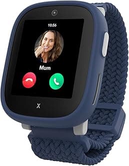 XPLORA X6 Play - Watch Phone for Children (4G) - Calls, Messages, Kids School Mode, SOS Function, GPS Location, Camera and Pedometer - Including 3 months free subscription (BLUE)
