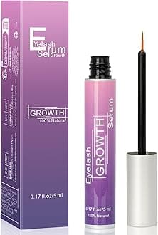 Premium Eyelash Growth Serum, Eyebrow Growth Serum, 18 Plant Extracts for Advanced Lashes Enhancer Longer, Fuller and Thicker, Natural Beauty Enhancement (5.01ml)