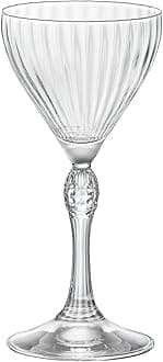Bormioli Rocco America '20s 4.75 oz. Nick & Nora Martini Glasses, Clear, Set of 4
