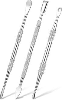 Piriuuo Wax Carving Tools Set, Stainless Steel Clay Sculpting Tools Double-Ended Pottery Carving Tools Wax Modeling Tools Dental Carvers Tools Wax Accessories Modeling Sculpting and Shaping(3 Styles)