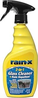 Rain-X 2 in 1 Glass Cleaner + Rain Repellent 680ml 5071268 - Easy to Clean Glass + Water RepellentRain, Sleet, Snow...